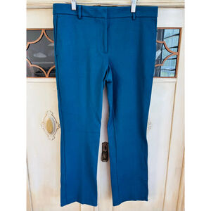 NWT Ann Taylor Petite The Straight Pants in Teal | Sz 12 P